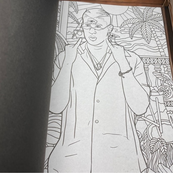 Bad Bunny Coloring Book – Unused, Minor Imperfection on Back Cover - Picture 4 of 6